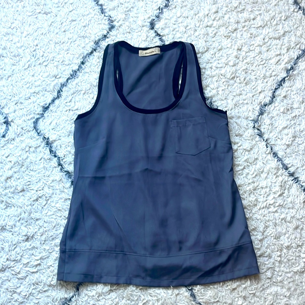 Silk racerback tee